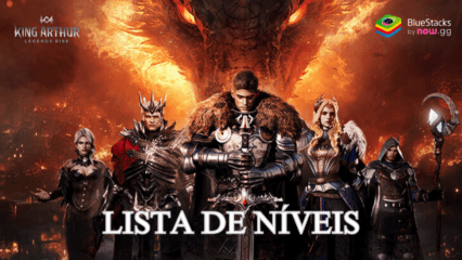 Lista de níveis de heróis em King Arthur: Legends Rise – Convoque os heróis mais fortes