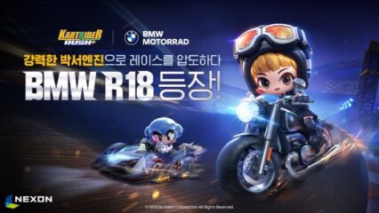 넥슨, ‘카트라이더 러쉬플러스’에 ‘BMW R 18’ 바이크 카트 출시