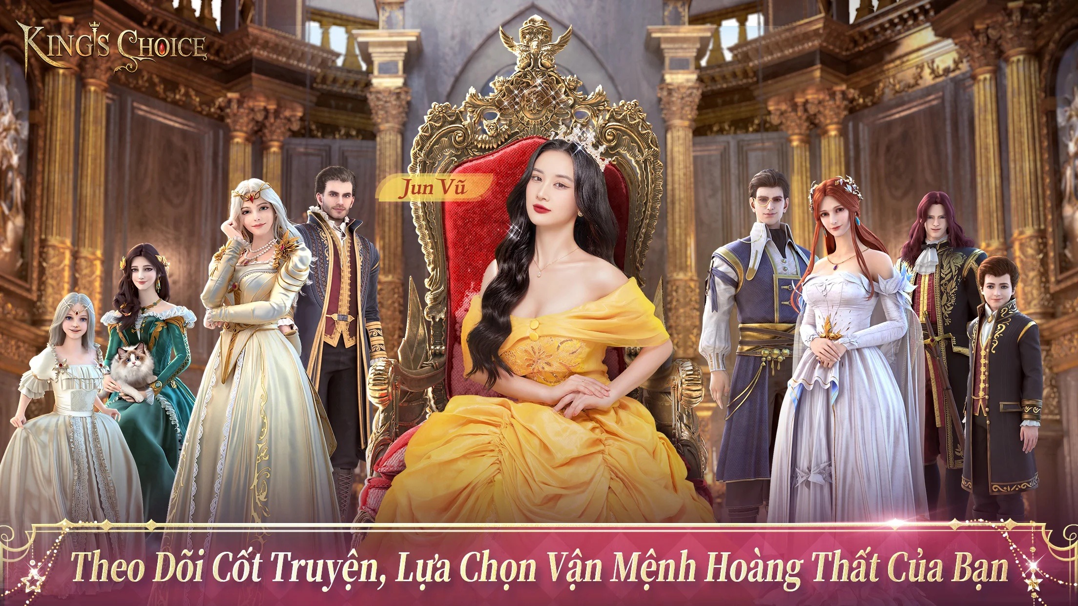 Trải nghiệm làm vua chúa khi chơi King's Choice - Gamota trên PC