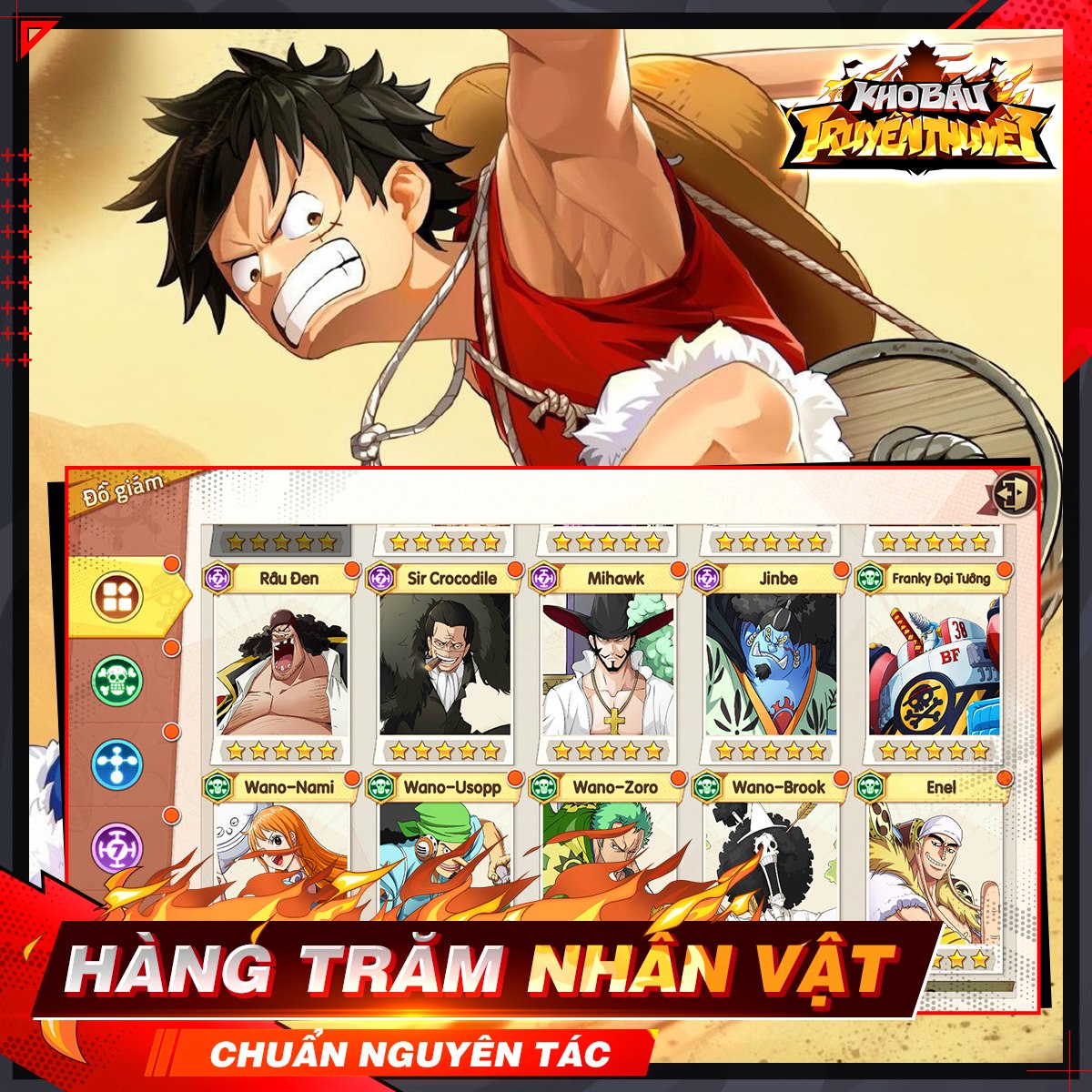 Kho Báu Truyền Thuyết: Lại có thêm game mobile mới đề tài One Piece