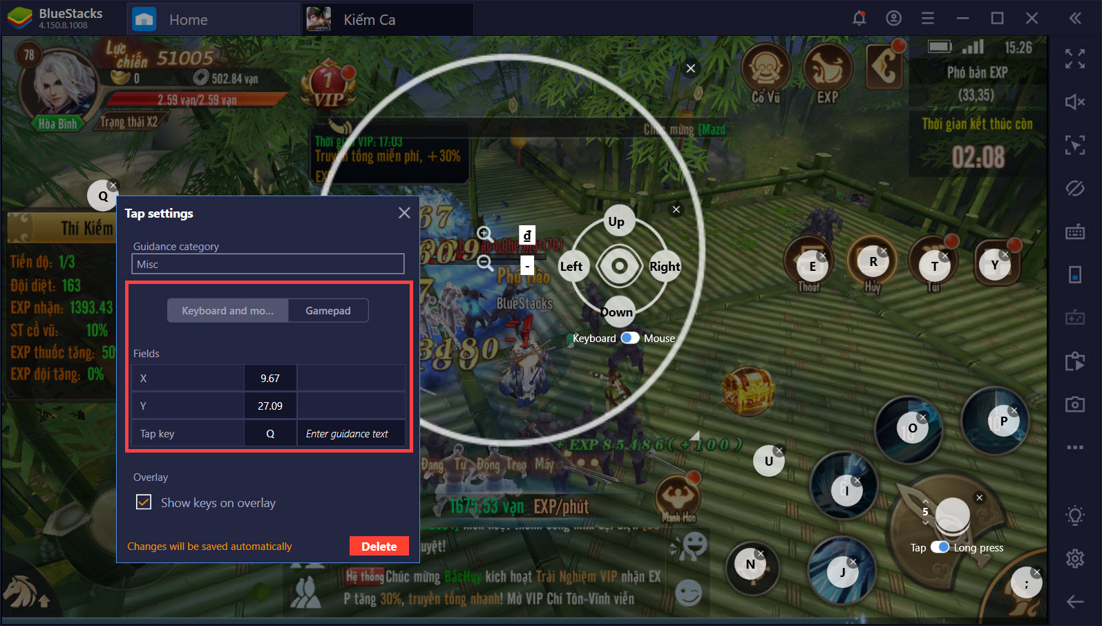 Tối ưu Game Controls khi chơi Hướng dẫn chơi game với BlueStacks