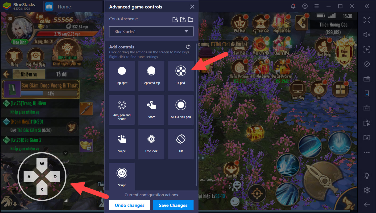 Tối ưu Game Controls khi chơi Hướng dẫn chơi game với BlueStacks