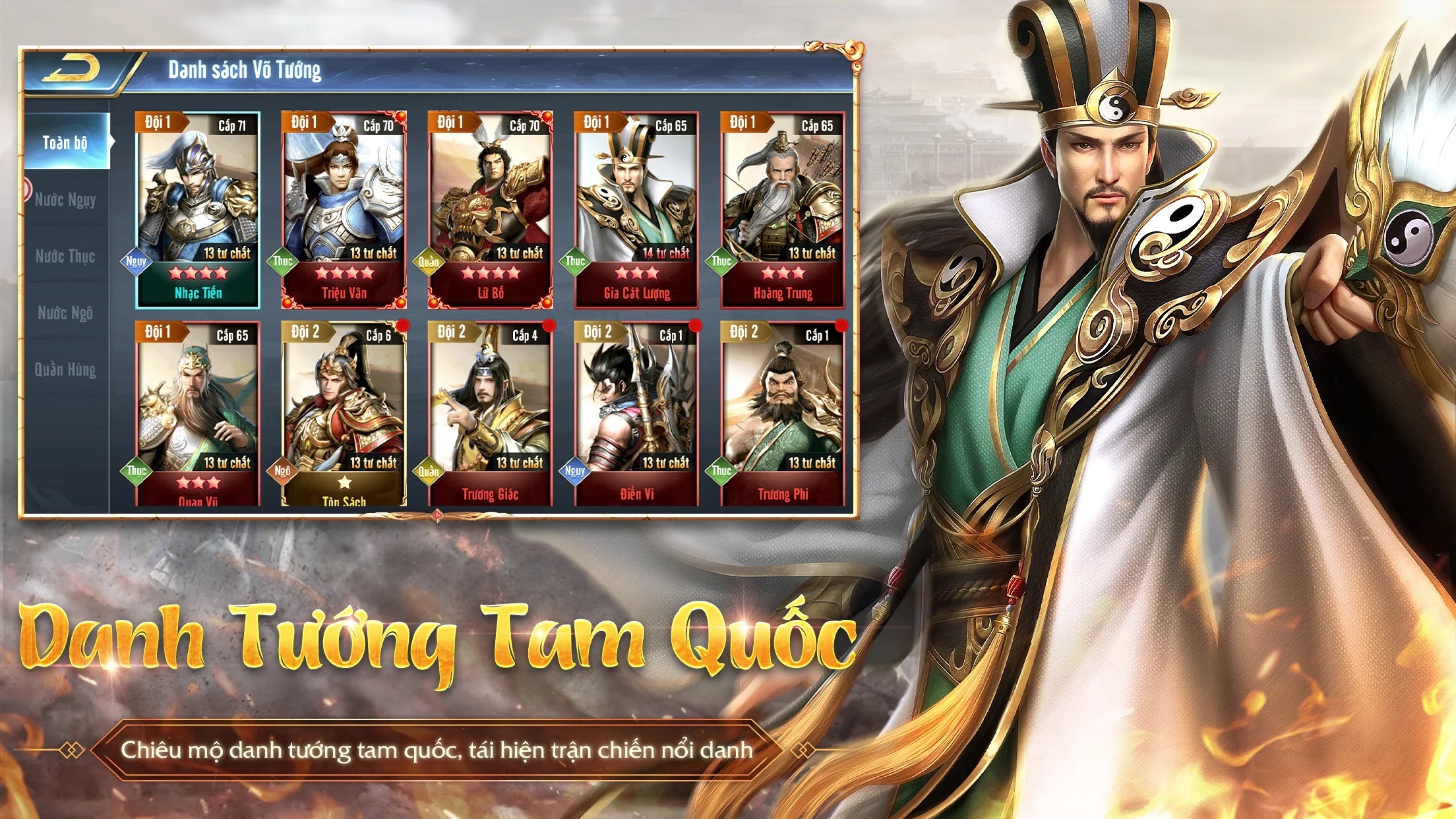 Kiêu Hùng Tam Quốc: Game chiến thuật Tam Quốc mới sắp ra mắt tại việt Nam