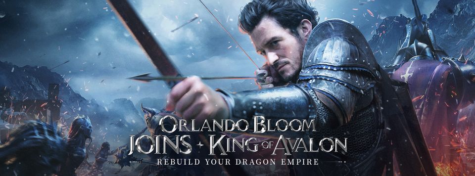 FunPlus Reveals New King of Avalon Trailer Featuring Actor Orlando Bloom