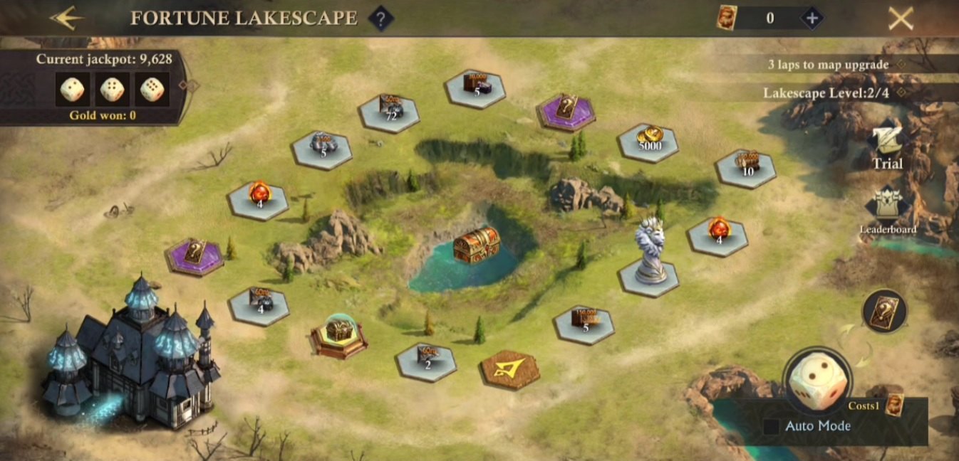 В честь пятилетнего юбилея King of Avalon в игре стартовало событие Fortune Lakescape