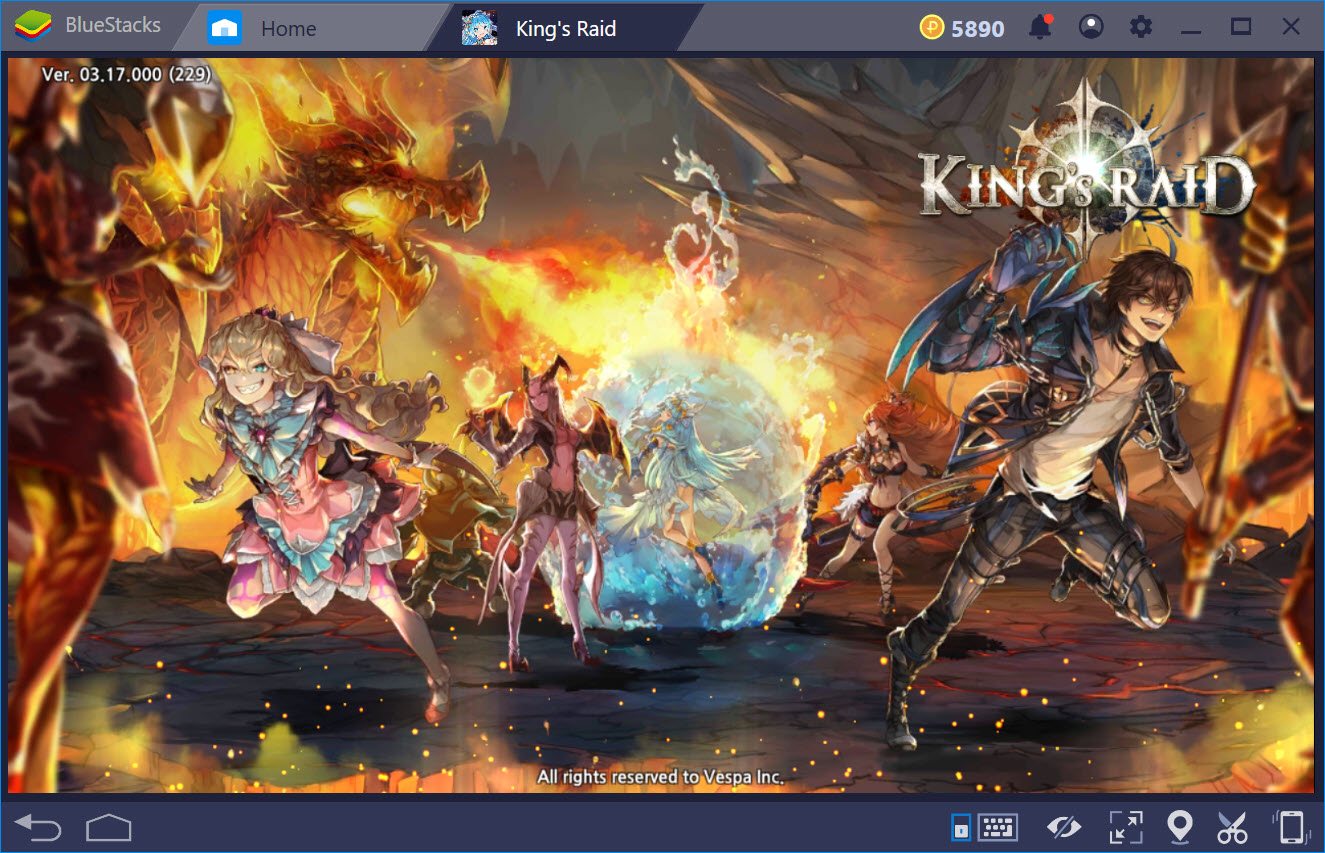 킹스 레이드: BlueStacks 키 매핑 가이드