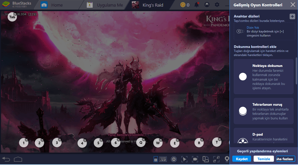 King’s Raid BlueStacks Kurulum Rehberi