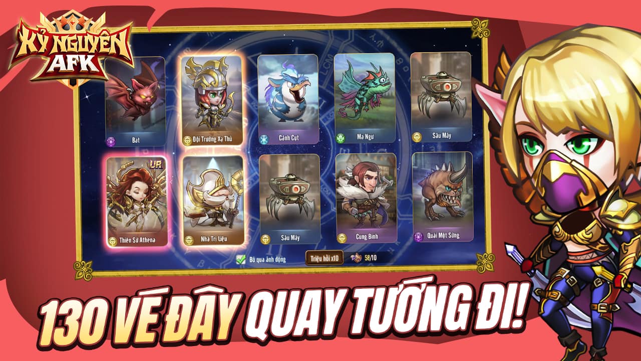 Kỷ Nguyên AFK: Tựa game chiến thuật đấu tướng phong cách chibi sắp ra mắt với lời hứa hẹn cực nhiều quà tặng