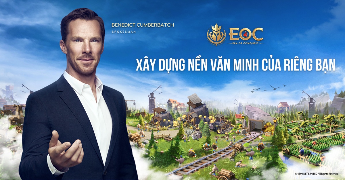 Kỷ Nguyên Chinh Phục: Era of Conquest công bố ngày ra mắt toàn cầu cùng người đại diện Benedict Cumberbatch