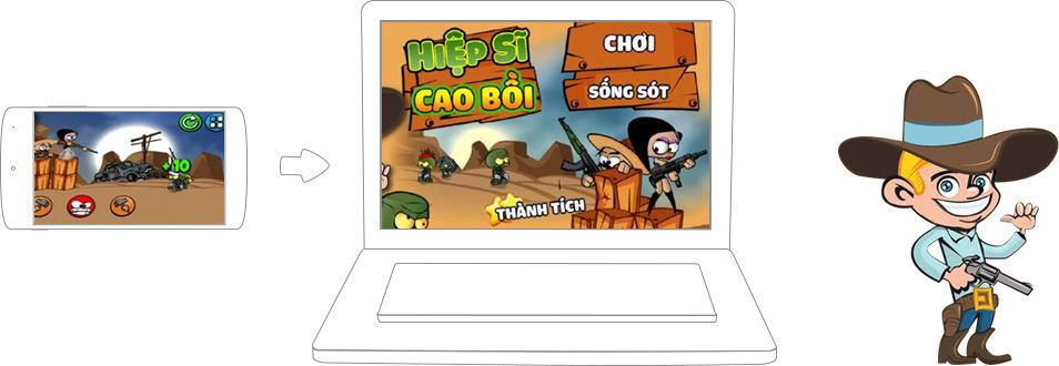 Chơi Hiệp Sĩ Cao Bồi on PC 6