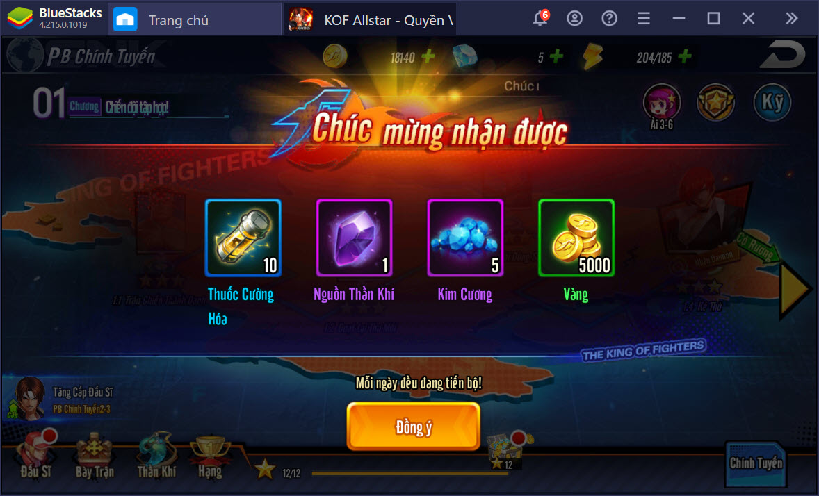 Cách chơi cơ bản KOF AllStar – Quyền Vương Chiến trên PC dành cho người mới