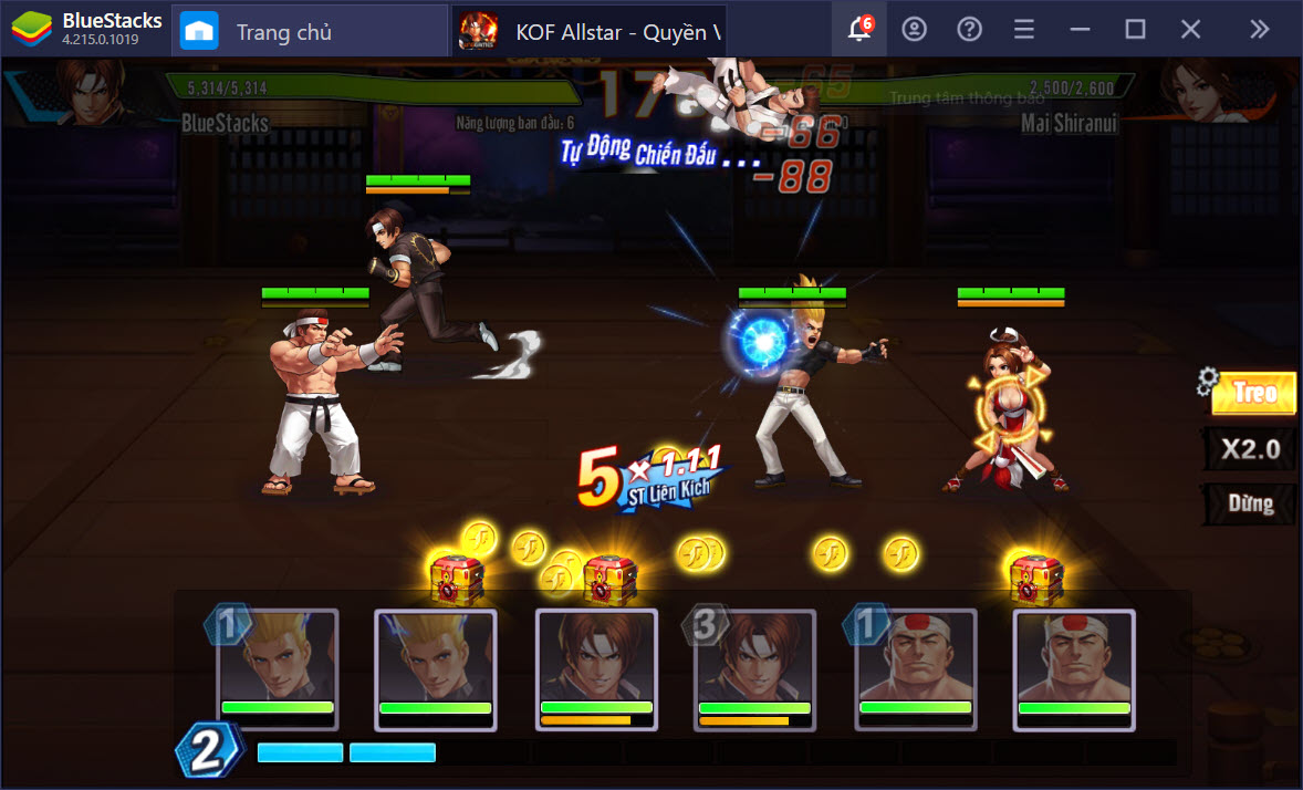 Cách chơi cơ bản KOF AllStar – Quyền Vương Chiến trên PC dành cho người mới