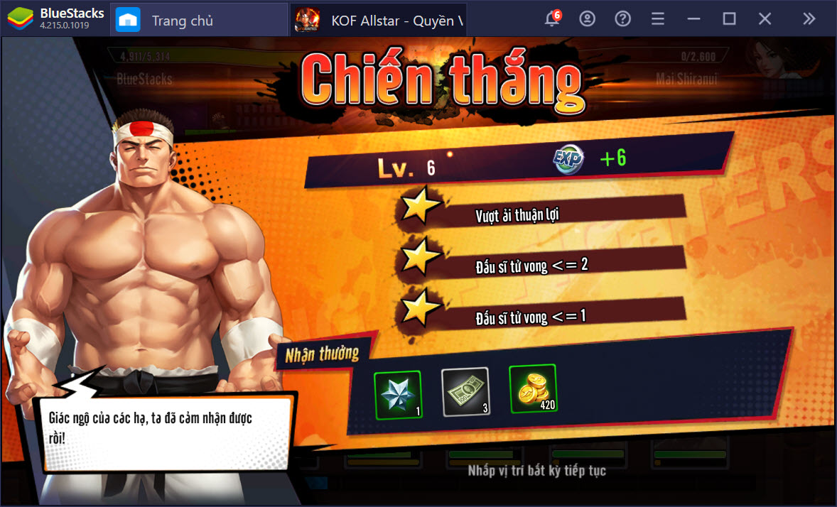 Cách chơi cơ bản KOF AllStar – Quyền Vương Chiến trên PC dành cho người mới