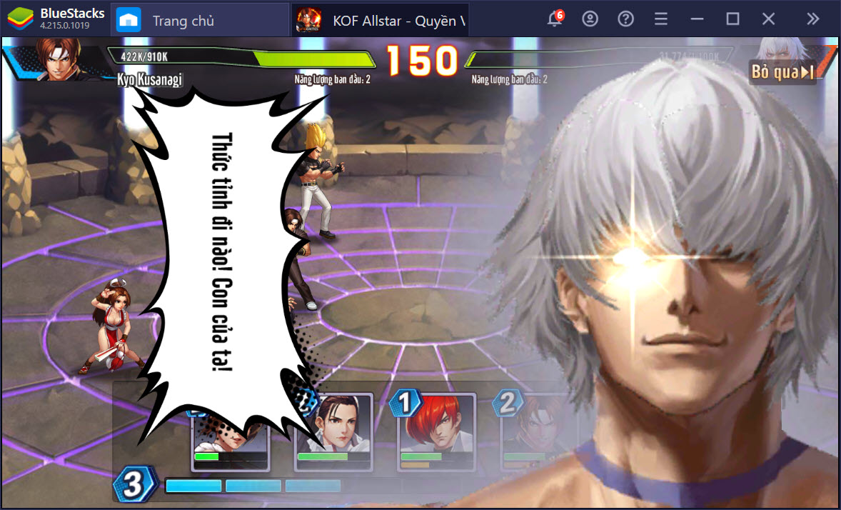 Du hành thế giới đấu sĩ KOF AllStar - Quyền Vương Chiến trên PC cùng BlueStacks