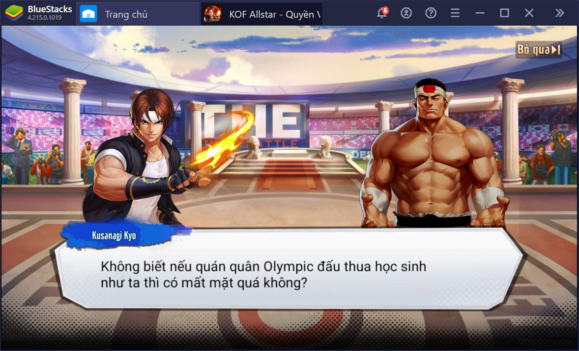 Du hành thế giới đấu sĩ KOF AllStar - Quyền Vương Chiến trên PC cùng BlueStacks