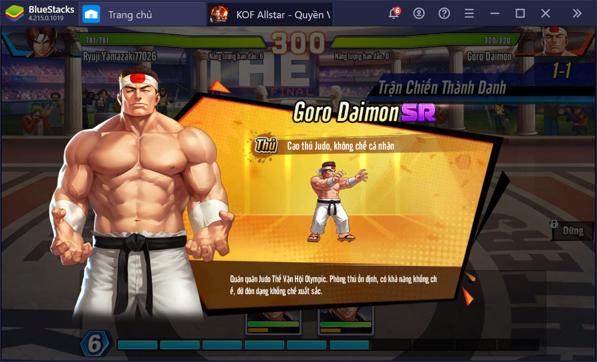 Du hành thế giới đấu sĩ KOF AllStar - Quyền Vương Chiến trên PC cùng BlueStacks