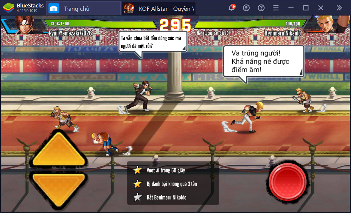 Du hành thế giới đấu sĩ KOF AllStar - Quyền Vương Chiến trên PC cùng BlueStacks