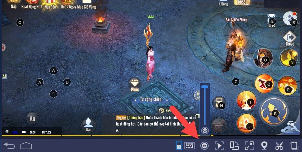 Thiết lập Game Controls chơi Kiếm Vương Truyền Kỳ với BlueStacks