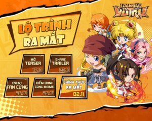 GOSU công bố game đấu tướng rảnh tay đề tài anime mới mang tên Loạn Đấu Vũ Trụ