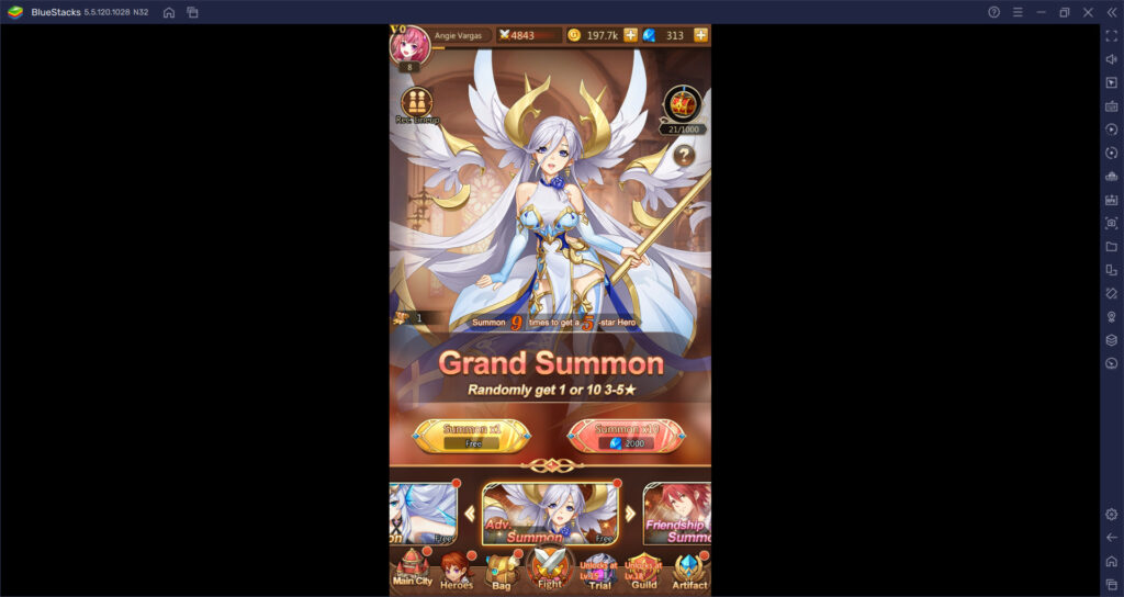 เทคนิค League of Pantheons สำหรับผู้เริ่มต้น BlueStacks