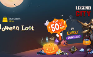 Giảm giá 50% khi mua sắm trong Legend City với chương trình Halloween Loot của BlueStacks Store