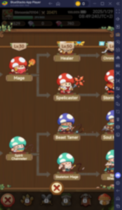 Guia da classe Legend of Mushroom - Saiba mais sobre todas as evoluções