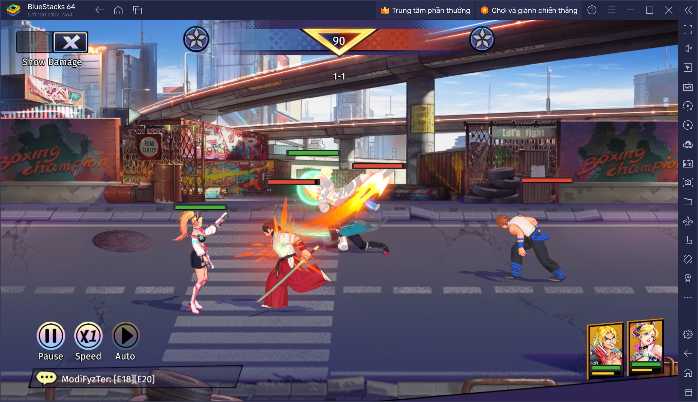 Chơi Legend of Fighters: Duel Star, chinh phục đường phố trên PC với BlueStacks