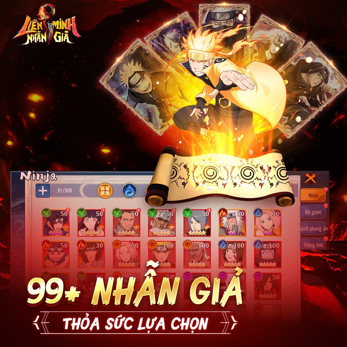 Liên Minh Nhẫn Giả: Game Naruto có đồ họa dễ thương sắp phát hành