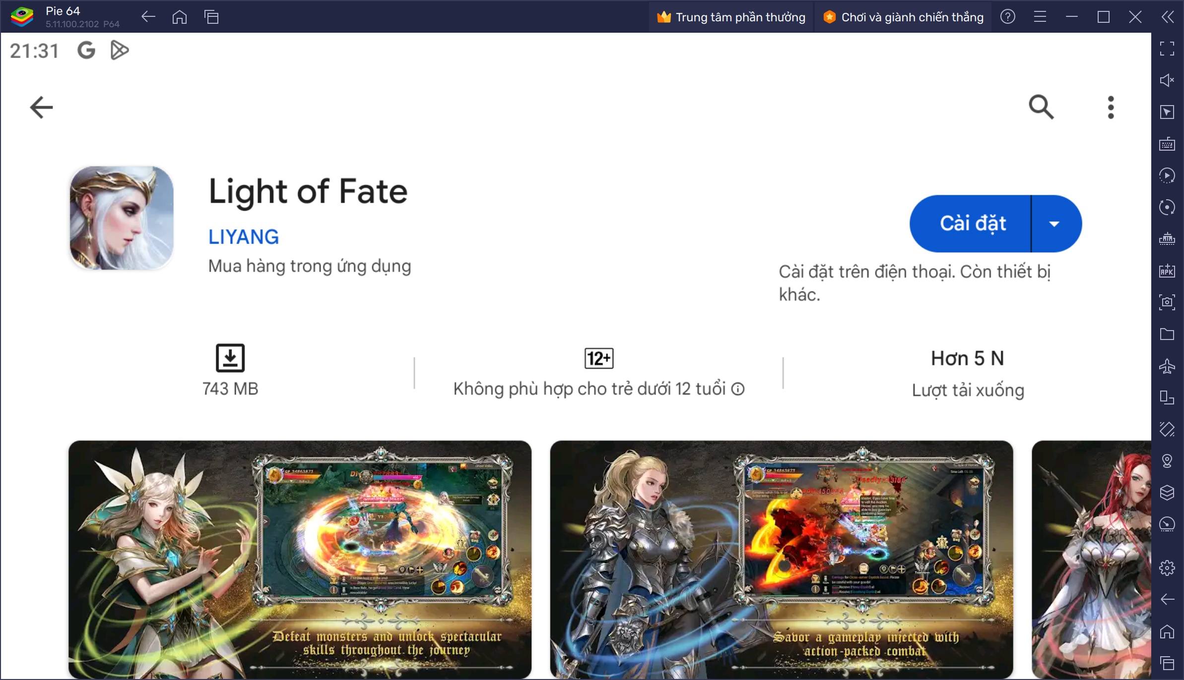 Tìm kiếm hy vọng khi chơi Light of Fate trên PC với BlueStacks