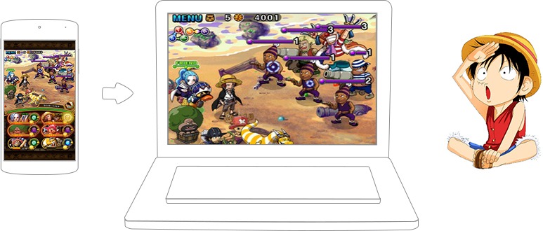 เล่น LINE: วันพีซ เทรชเชอร์ครูซบน เครื่อง PC on PC 6