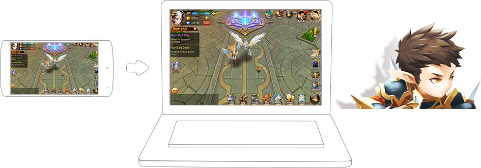 เล่น Lineage War – Global 3D ARPG on PC 9