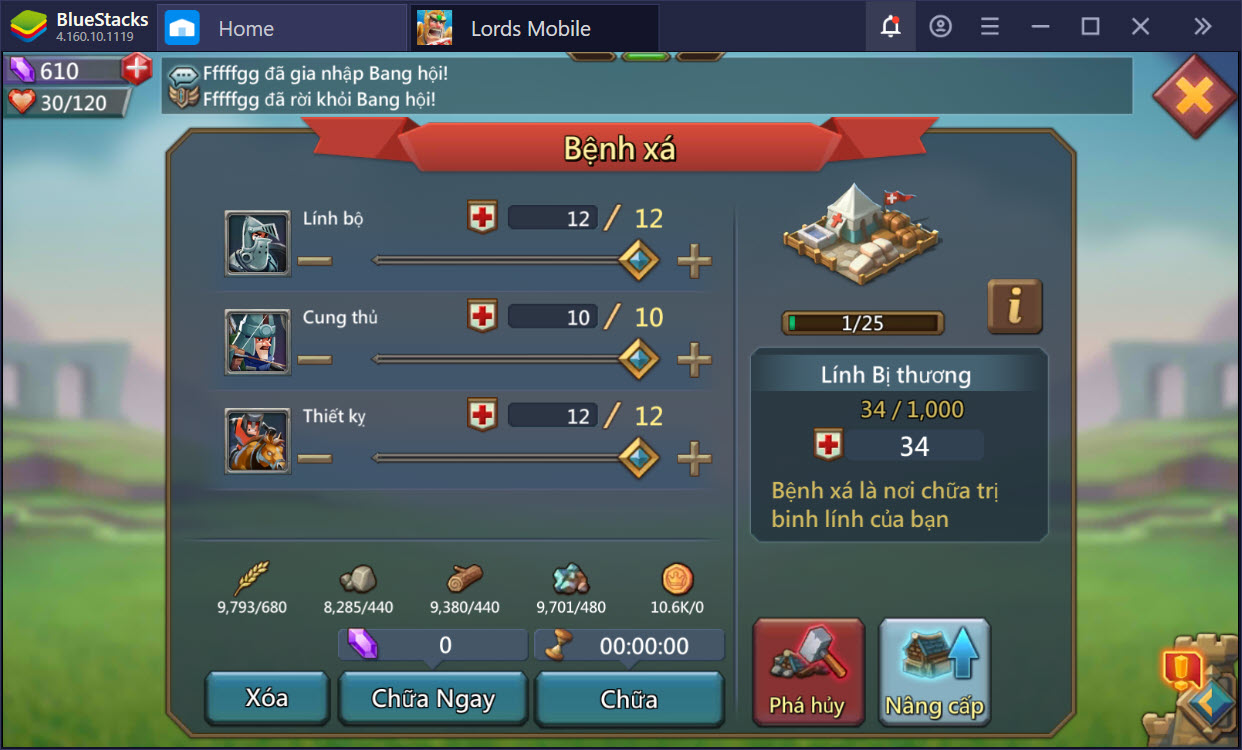 Tìm hiểu hệ thống nhiệm vụ, cách chơi cơ bản của Lords Mobile