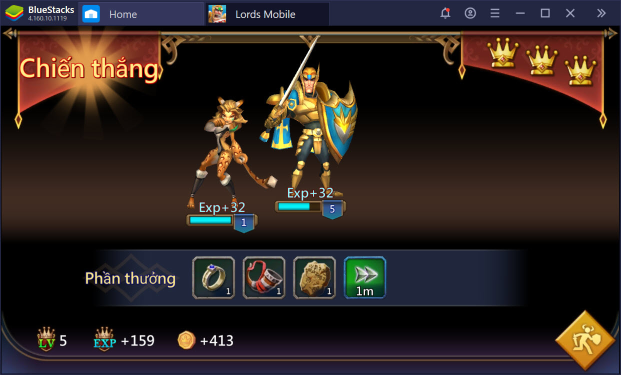 Cách chơi chế độ Anh Hùng trong Lords Mobile