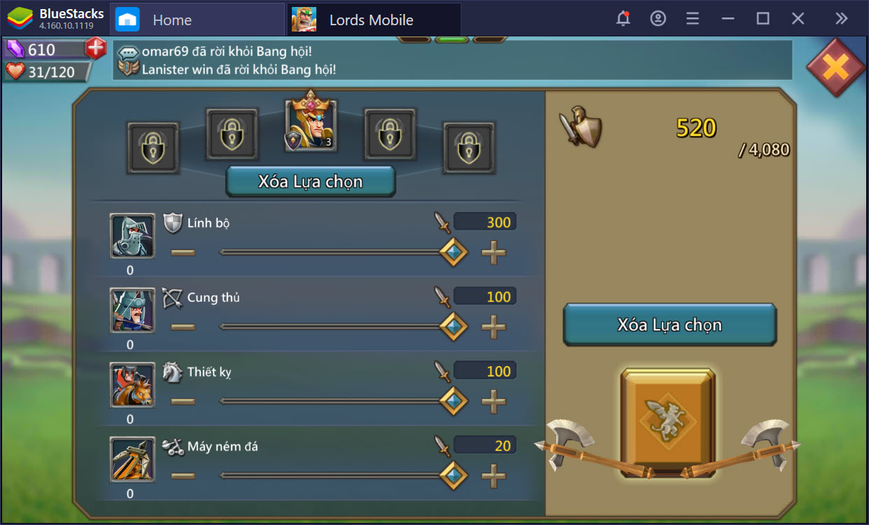 Khám phá thế giới anh hùng trong Lords Mobile với BlueStacks