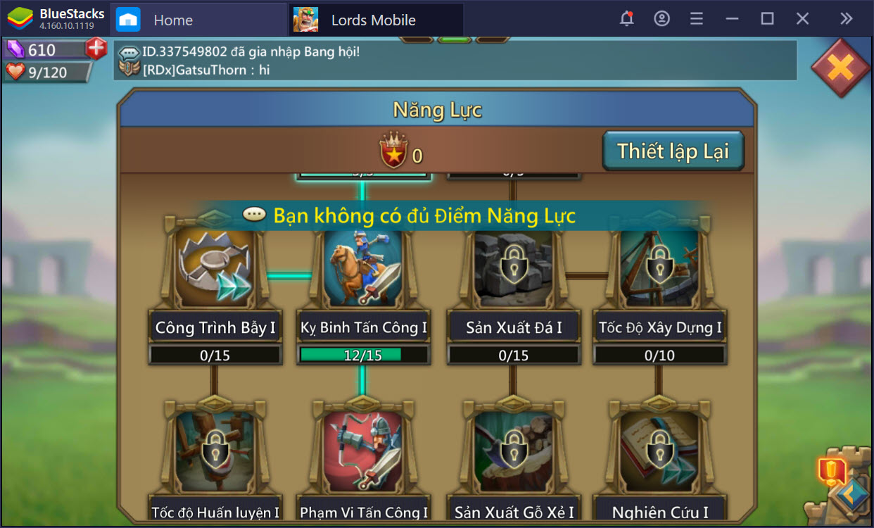 Các mẹo hữu ích giúp bạn chơi Lords Mobile hiệu quả hơn