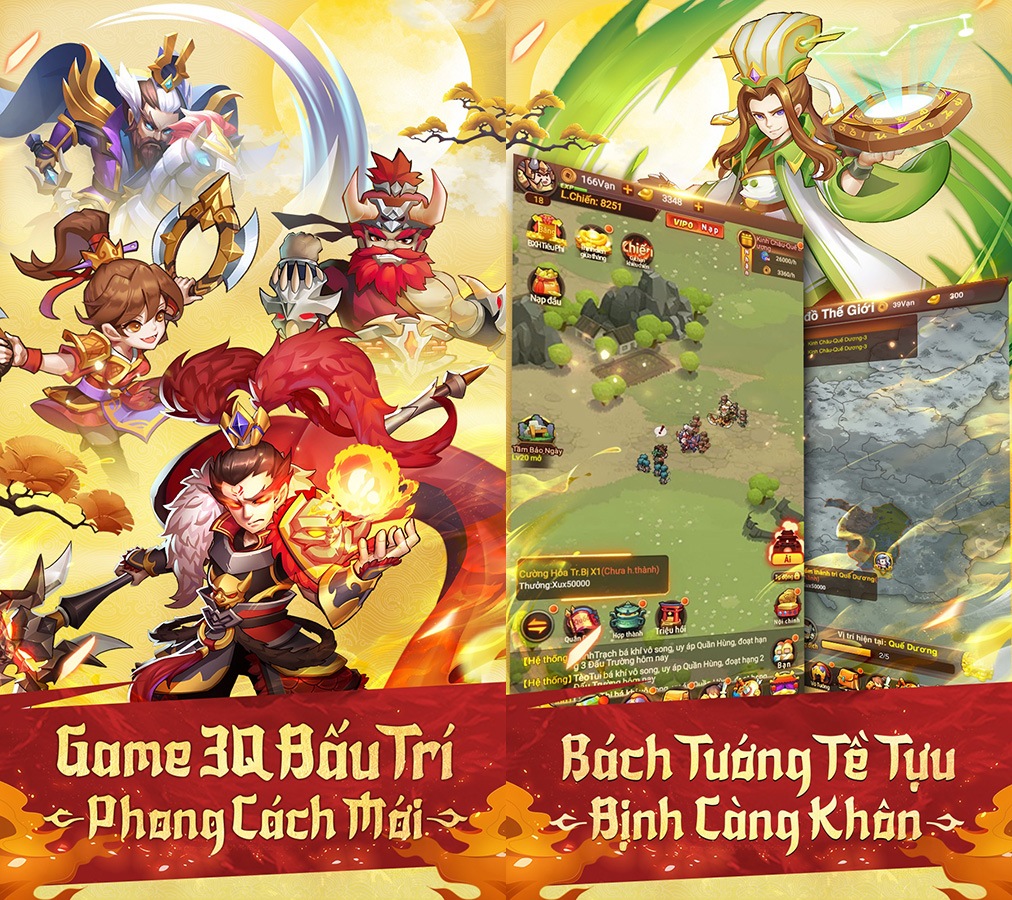 Loạn Chiến 3Q: Game Tam Quốc đấu trí phong cách mới sắp ra mắt