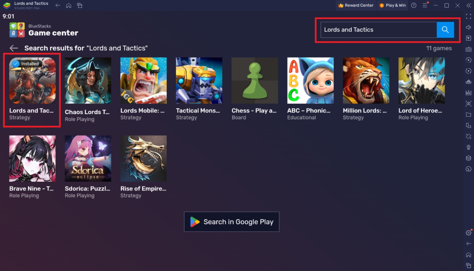 How to Play Lords and Tactics on PC with BlueStacks