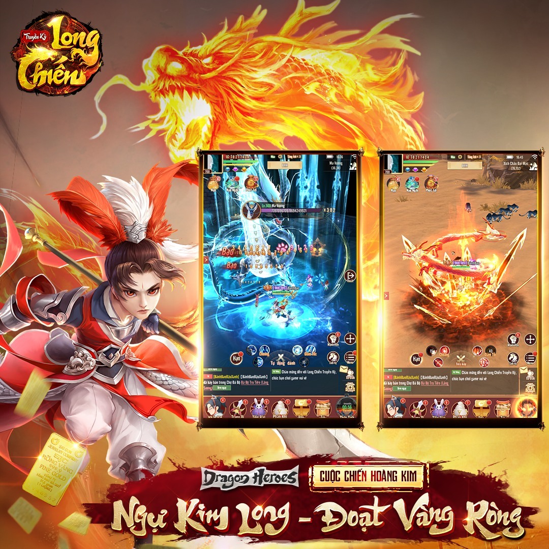 Long Chiến Truyền Kỳ: Game nhập vai màn hình dọc phong cách Yong Heroes do VTC Mobile phát hành