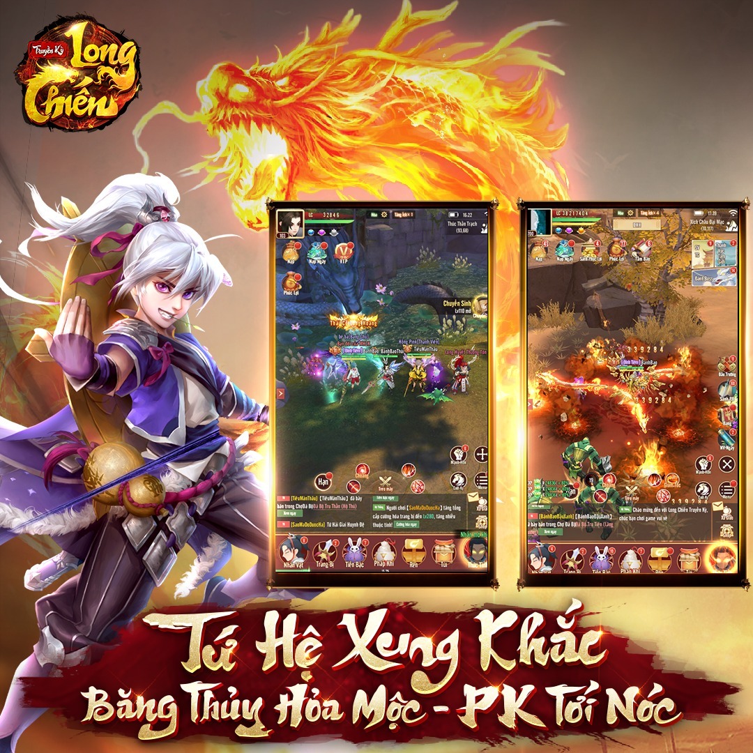 Long Chiến Truyền Kỳ: Game nhập vai màn hình dọc phong cách Yong Heroes do VTC Mobile phát hành