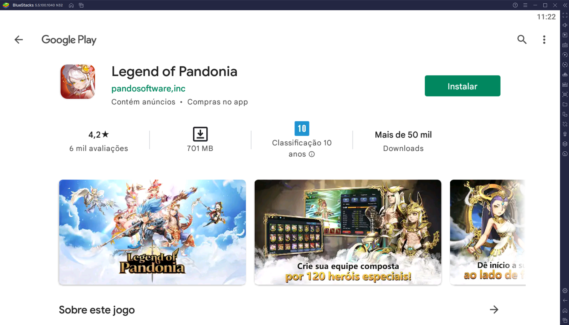 Como jogar Legend of Pandonia no PC com BlueStacks