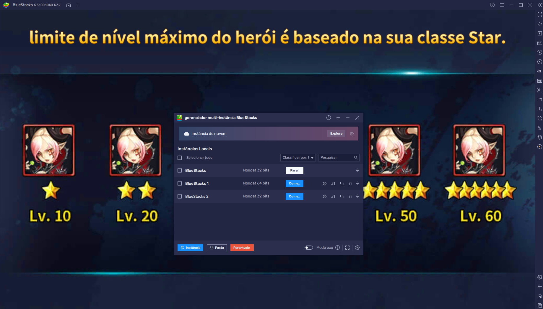 Como jogar Legend of Pandonia no PC com BlueStacks