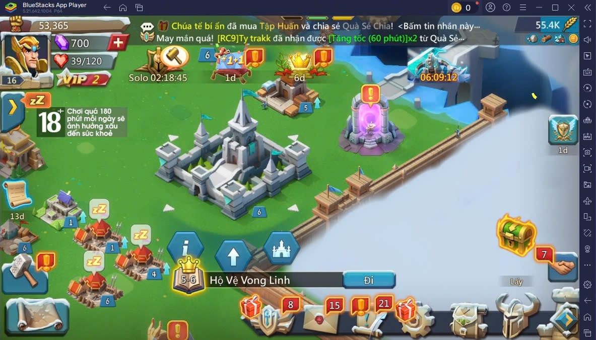 Hướng dẫn dành cho tân thủ khi chơi Lords Mobile - Gamota trên PC bằng BlueStacks