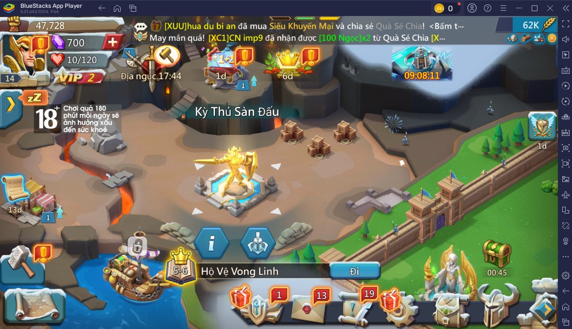 Hướng dẫn dành cho tân thủ khi chơi Lords Mobile - Gamota trên PC bằng BlueStacks