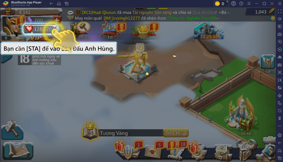 Hướng dẫn dành cho tân thủ khi chơi Lords Mobile - Gamota trên PC bằng BlueStacks