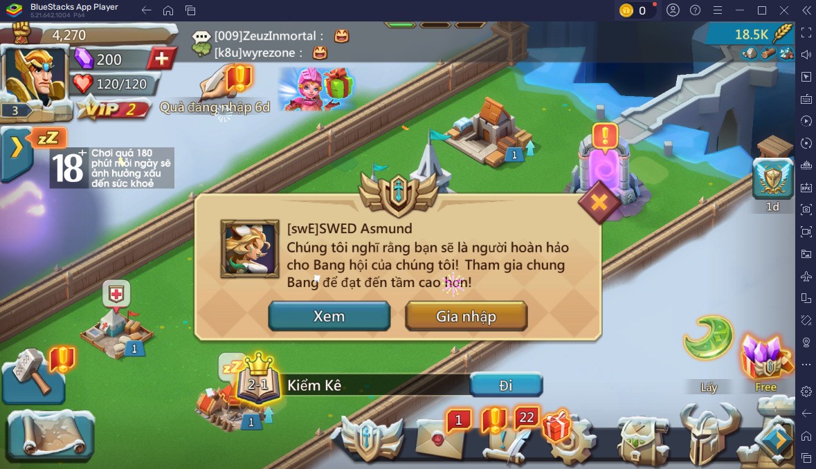 Hướng dẫn dành cho tân thủ khi chơi Lords Mobile - Gamota trên PC bằng BlueStacks