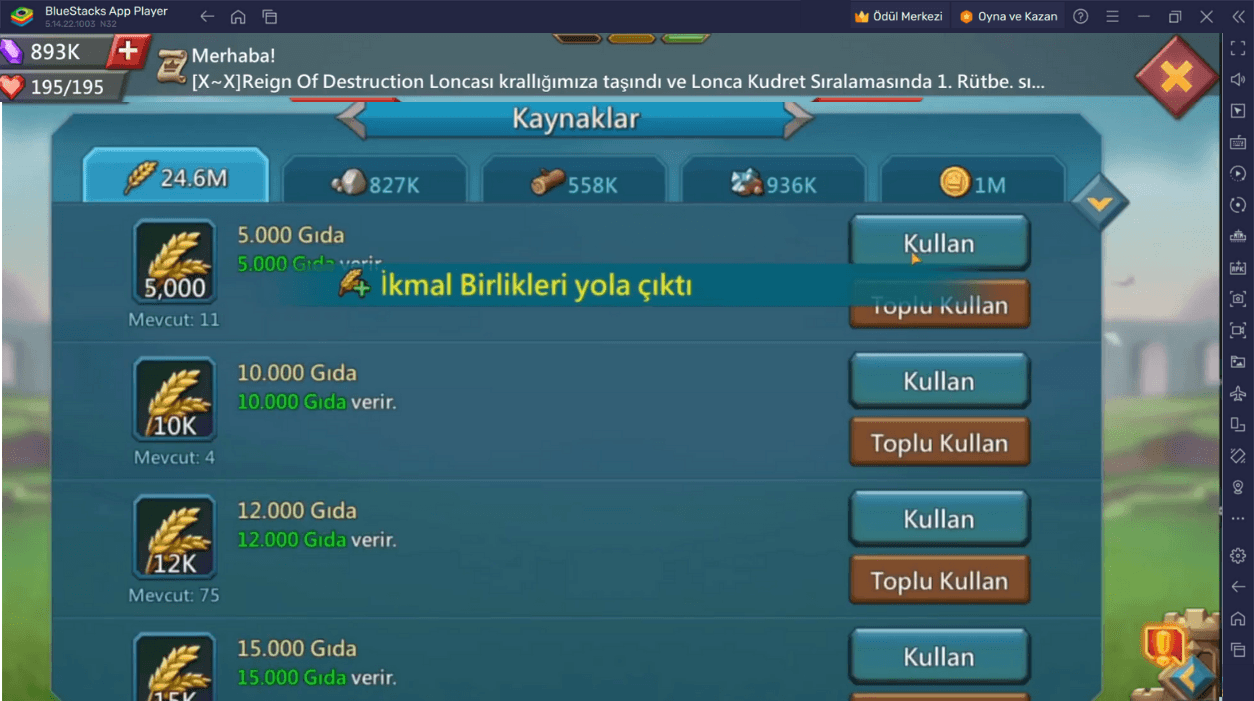 Lords Mobile: Krallık Savaşı Kaynak Üretme ve Bina Rehberi