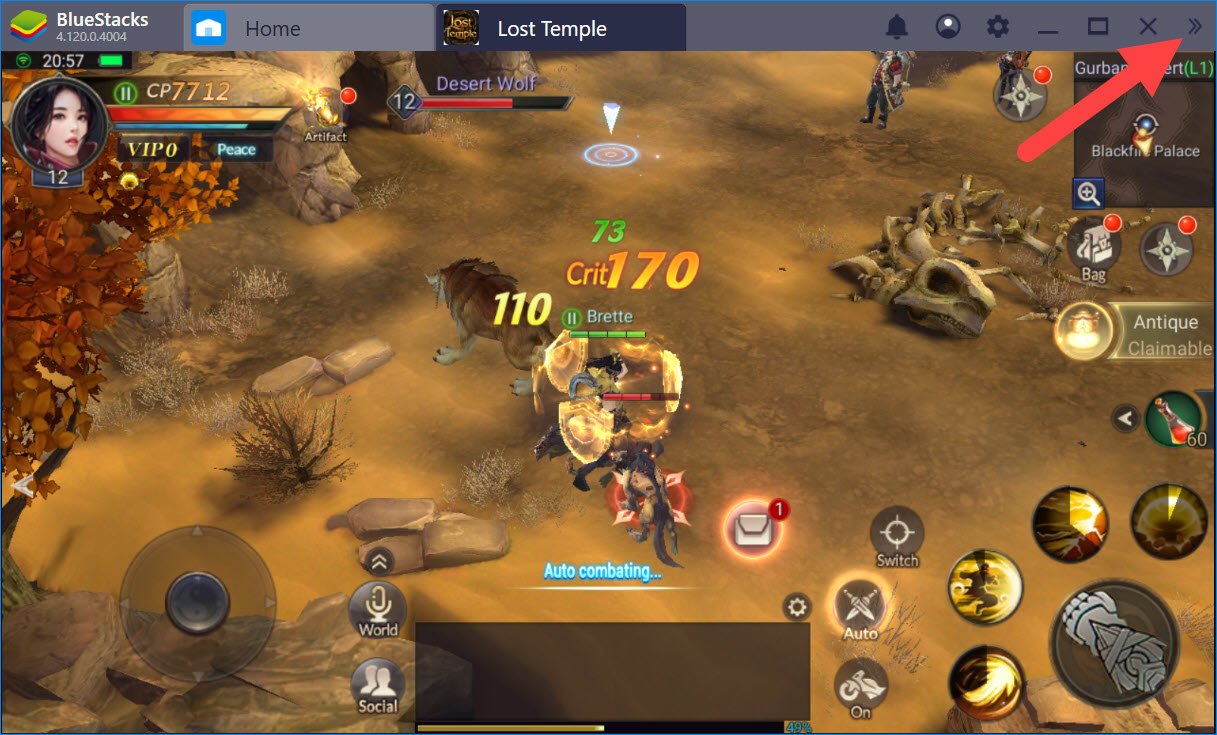 Tối ưu PvP trong Lost Temple với hệ thống Game Controls