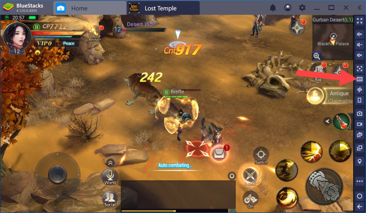 Tối ưu PvP trong Lost Temple với hệ thống Game Controls