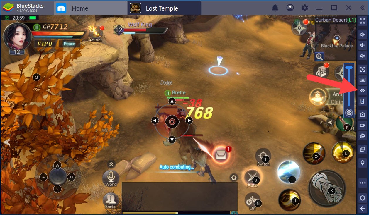 Tối ưu PvP trong Lost Temple với hệ thống Game Controls