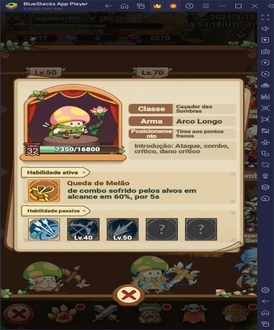 Legend of Mushroom – Tier list com as melhores classes